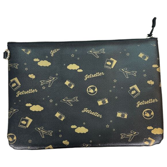 Stoney Clover Jetsetter Black Travel Pouch - Picture 1 of 6